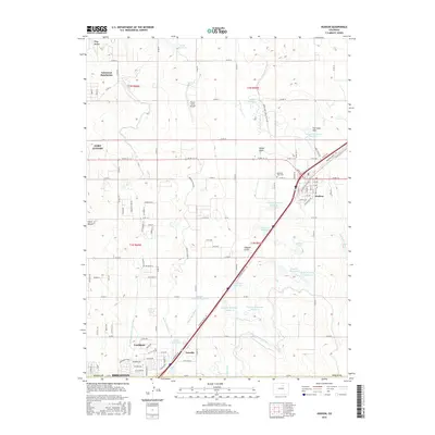 2016 Map of Hudson, 2016 Print