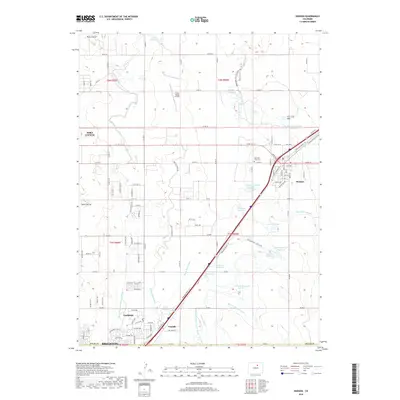 2019 Map of Hudson, 2019 Print