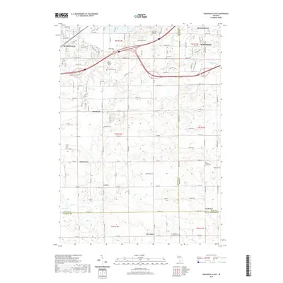 2019 Map of Hudsonville East, 2019 Print