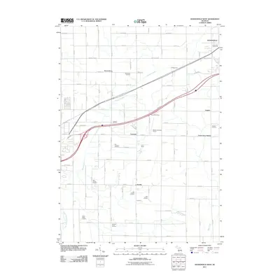 2011 Map of Hudsonville West, 2011 Print
