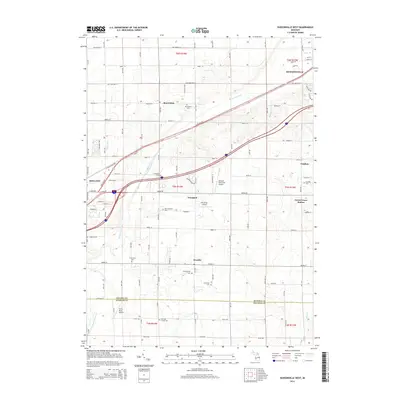 2014 Map of Hudsonville West, 2014 Print