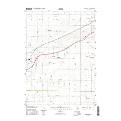 2017 Map of Hudsonville West, 2017 Print