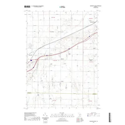 2019 Map of Hudsonville West, 2019 Print