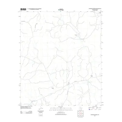 2012 Map of Hudspeth Draw, 2012 Print