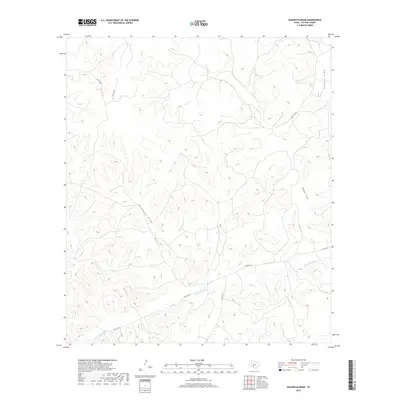 2019 Map of Hudspeth Draw, 2019 Print
