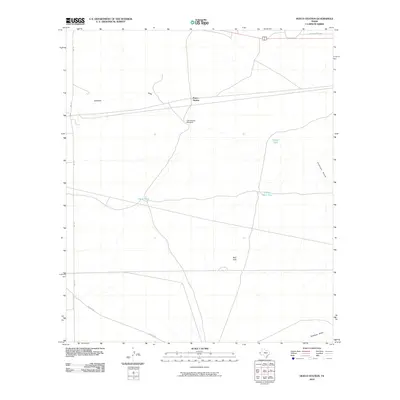 2010 Map of Hueco Station, 2010 Print