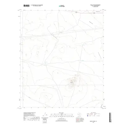 2019 Map of Hueco Station, 2019 Print