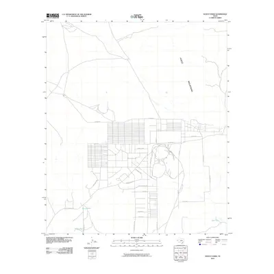 2010 Map of Hueco Tanks, 2010 Print