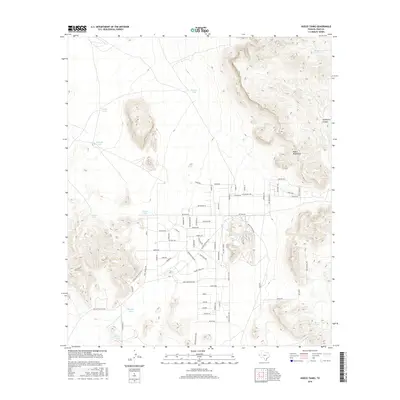 2016 Map of Hueco Tanks, 2016 Print