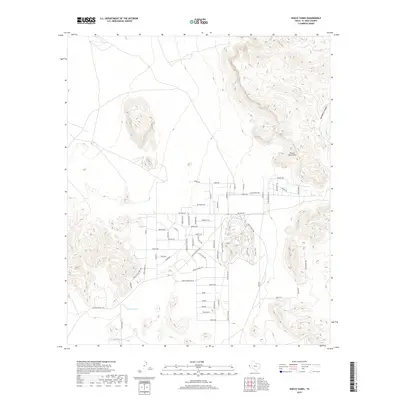 2019 Map of Hueco Tanks, 2019 Print