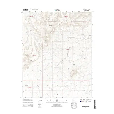 2013 Map of Huerfanito Peak, 2013 Print