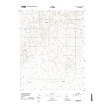 2020 Map of Huerfanito Peak, 2020 Print