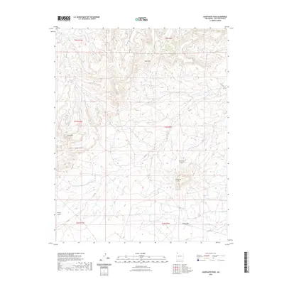 2023 Map of Huerfanito Peak, 2023 Print
