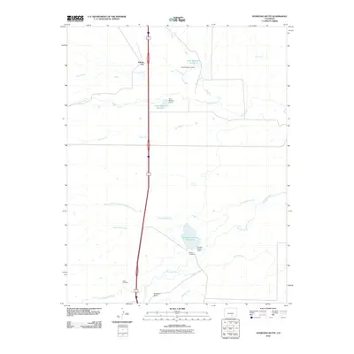 2010 Map of Huerfano Butte, 2010 Print