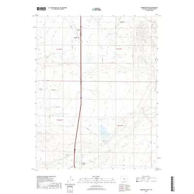 2019 Map of Huerfano Butte, 2019 Print