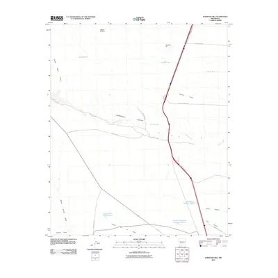 2010 Map of Huerfano Hill, 2010 Print