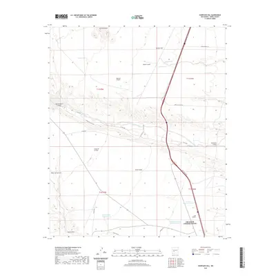 2020 Map of Huerfano Hill, 2020 Print