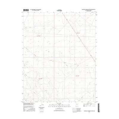 2017 Map of Huerfano Trading Post NW, 2017 Print