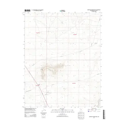 2013 Map of Huerfano Trading Post, 2013 Print