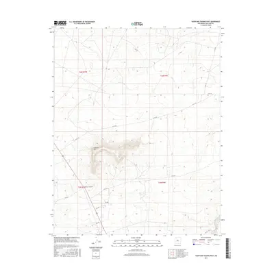 2017 Map of Huerfano Trading Post, 2017 Print