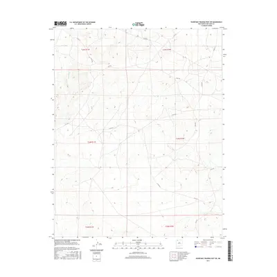 2017 Map of Huerfano Trading Post SW, 2017 Print