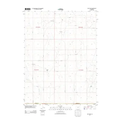 2013 Map of Huey Ranch, 2013 Print