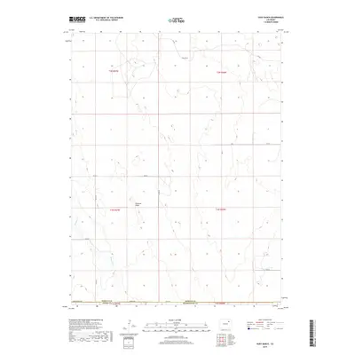 2019 Map of Huey Ranch, 2019 Print