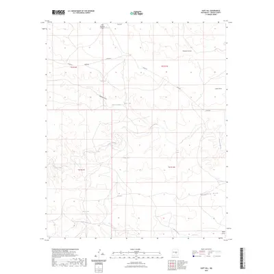 2023 Map of Huff Hill, 2023 Print