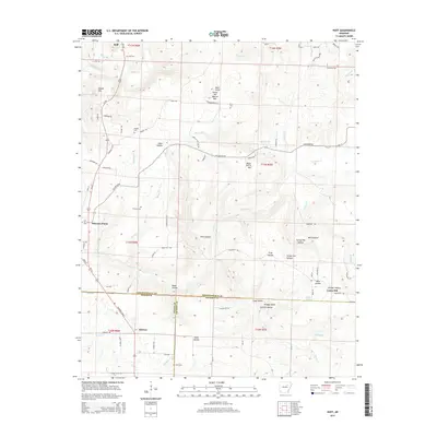 2014 Map of Huff, 2014 Print