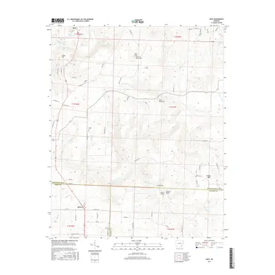 2017 Map of Huff, 2017 Print