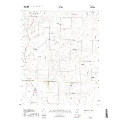 2020 Map of Huff, 2020 Print