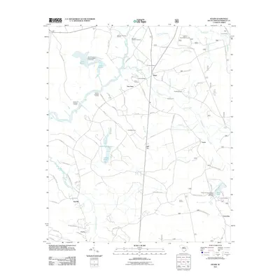 2011 Map of Huger, 2011 Print