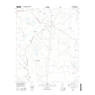 2014 Map of Huger, 2014 Print