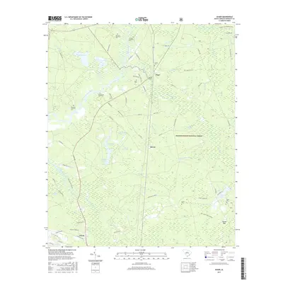 2017 Map of Huger, 2017 Print