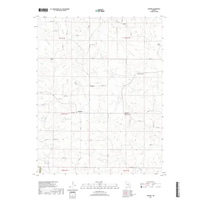 2017 Map of Huggins, 2017 Print