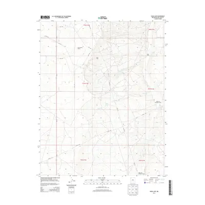 2013 Map of Hugh Lake, 2013 Print
