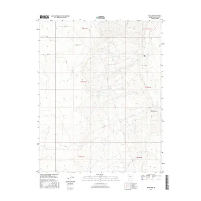 2017 Map of Hugh Lake, 2017 Print