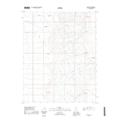 2020 Map of Hugh Lake, 2020 Print