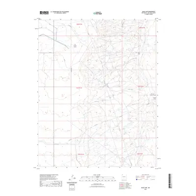 2023 Map of Hugh Lake, 2023 Print