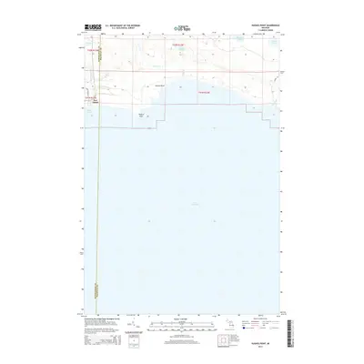 2014 Map of Hughes Point, 2014 Print