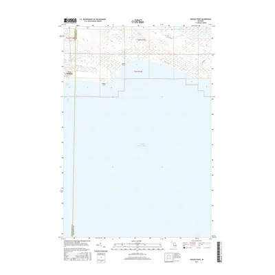 2017 Map of Hughes Point, 2017 Print