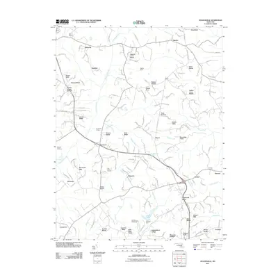 2011 Map of Hughesville, 2011 Print