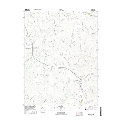 2016 Map of Hughesville, 2016 Print