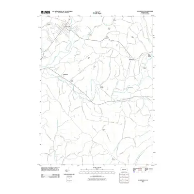2010 Map of Hughesville, 2010 Print
