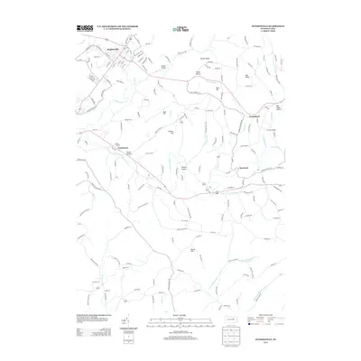 2013 Map of Hughesville, 2013 Print