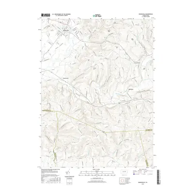 2016 Map of Hughesville, 2016 Print