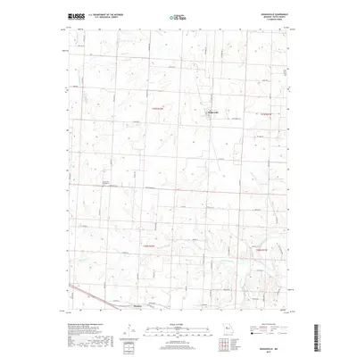 2017 Map of Hughesville, 2017 Print