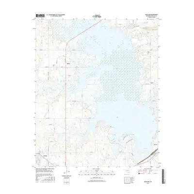 2016 Map of Hugo Dam, 2016 Print
