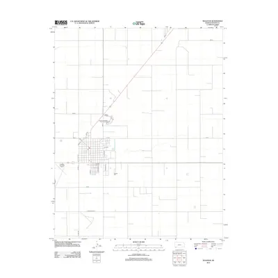2012 Map of Hugoton, 2012 Print
