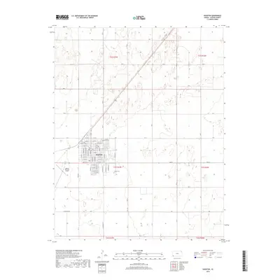 2018 Map of Hugoton, 2018 Print